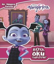 Disney Vampirina Bir Vampirin Portresi Boya Oku Yapıştır
