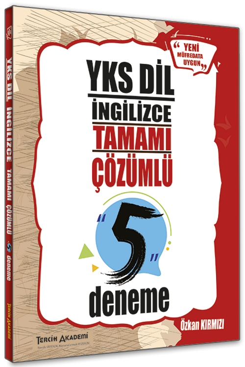 YKS Dil İngilizce Tamamı Çözümlü 5 Deneme