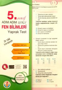 5. Sınıf Adım Adım Işıklı Fen Bilimleri Yaprak Test 
