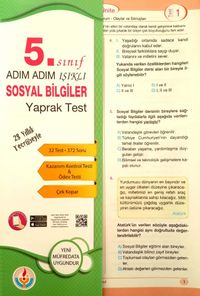 5. Sınıf Adım Adım Işıklı Sosyal Bilgiler Yaprak Test 