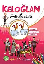 Keloğlan ve Arkadaşları / Zıt Kavramları Öğreniyor-2 - Boyama Kitabı