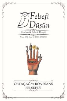 Felsefi Düşün Akademik Felsefe Dergisi Sayı:10 Ortaçağ ve Rönesans Felsefesi - Bilinmeyen Yazar