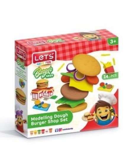 Oyun Hamuru Hamburger Seti (L9003)