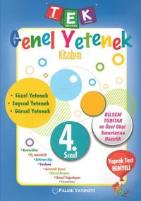 4. Sınıf Genel Yetenek TEK Kitabım - Yaprak Test Hediyeli