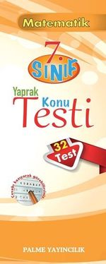 7.Sınıf Matematik Yaprak Konu Testi
