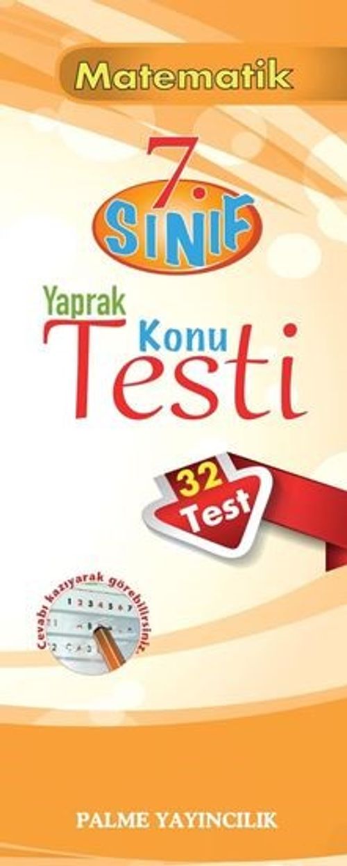 7.Sınıf Matematik Yaprak Konu Testi