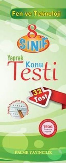 8.Sınıf Fen ve Teknoloji Yaprak Konu Testi