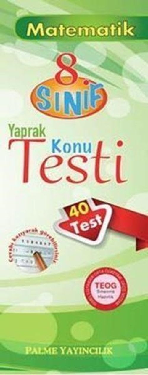 8.Sınıf Matematik Konu Yaprak Test