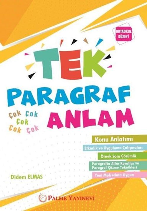 Ortaokul Tek Paragraf Anlam Konu Anlatımı