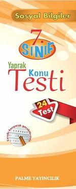 7.Sınıf  Sosyal Bilgiler Yaprak Testi