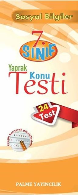 7.Sınıf  Sosyal Bilgiler Yaprak Testi