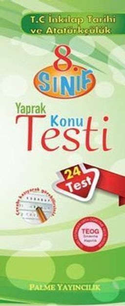 8.Sınıf İnkılap Tarihi ve Atatürkçülük Yaprak Testi