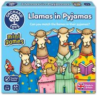 Sevimli Lamalar İkili Eşleştirme Mini Kutu Oyunu (3-6 Yaş)