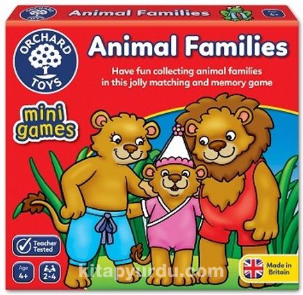 Sevimli Hayvanlar Üçlü Eşleştirme Hafıza Mini Kutu Oyunu (4+ Yaş)