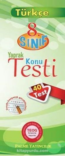 8.Sınıf Türkçe Yaprak Testi