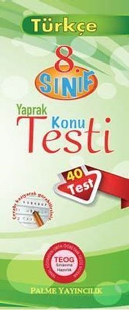 8.Sınıf Türkçe Yaprak Testi