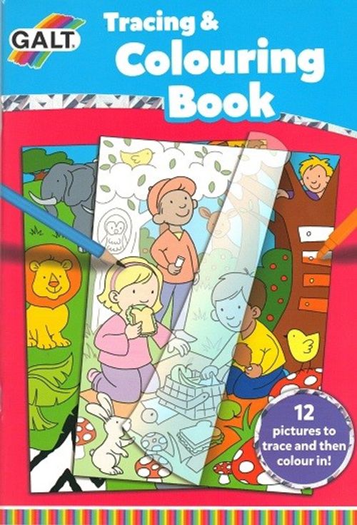 Tracing & Colouring Book / Boyama Çalışma Kitabı (5+ Yaş)