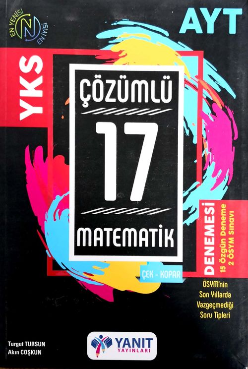 YKS AYT Matematik Çözümlü 17 Çek Kopar Denemesi
