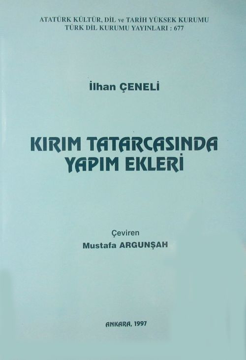 Kırım Tatarcasında Yapım Ekleri