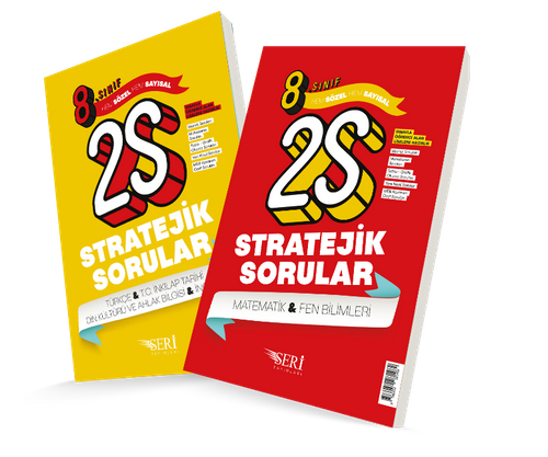 2S Stratejik Sorular (Matematik-Fen Bilimleri-Türkçe-T.C.İnkılap Tarihi-Din Kültürü ve Ahlak Bilgisi-İngilizce)