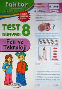 8.Sınıf Fen ve Teknoloji Test Dünyası & Çek-Kopar / 2 Adet Deneme İlaveli