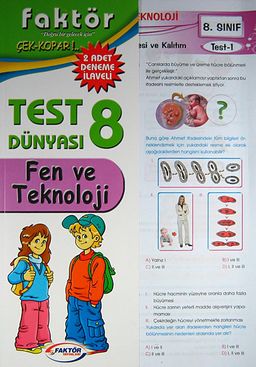 8.Sınıf Fen ve Teknoloji Test Dünyası & Çek-Kopar / 2 Adet Deneme İlaveli