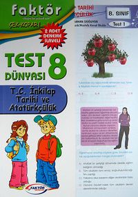 8.Sınıf T.C. İnkılap Tarihi ve Atatürkçülük Test Dünyası & Çek-Kopar / 2 Adet Deneme İlaveli