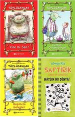 Set 1 (4 Kitap)(Tüylücanlar - Yine mi Sen?/ Tüylücanlar - Küstüm, Oynamıyorum!/ Tüylücanlar - Başımıza Gelenler/ Saftirik - Batsın Bu Dünya!)