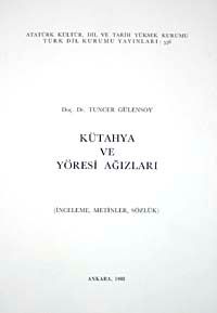 Kütahya ve Yöresi Ağızları