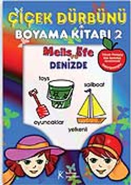 Melis ve Efe Denizde & Boyama Kitabı-2