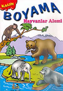 Boyama Hayvanlar Alemi (Kalın)