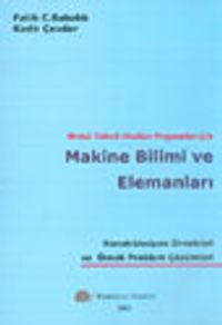 Meslek Yüksek Okulları Programları İçin Makine Bilimi ve Elemanları