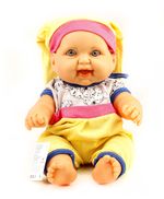 Senoş Kel Bebek Sarı Elbiseli (040232)