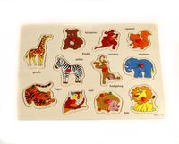 Ahşap Hayvanlar Puzzle (DT872)