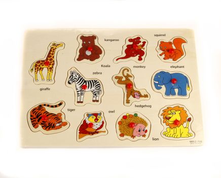 Ahşap Hayvanlar Puzzle (DT872)