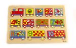 Ahşap Tren ve Rakamlar Puzzle (DT872)