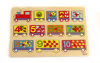 Ahşap Tren ve Rakamlar Puzzle (DT872)