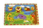 Ahşap Tutmalı Hayvan Puzzle (DT872)