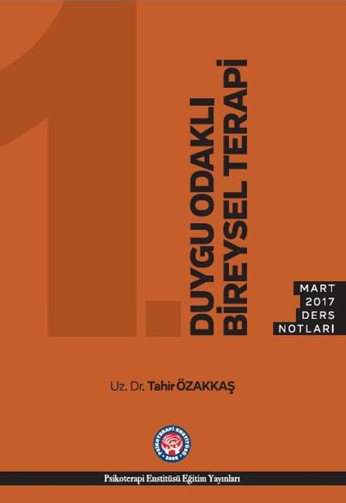 Duygu Odaklı Bireysel Terapi Mart 2017 Ders Notları