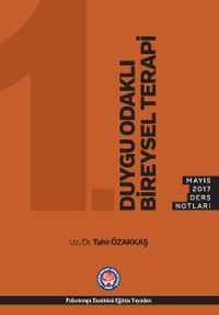 Duygu Odaklı Bireysel Terapi Mayıs 2017 Ders Notları