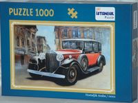 Nostaljik Araba 1000 Parça Puzzle (68x48)