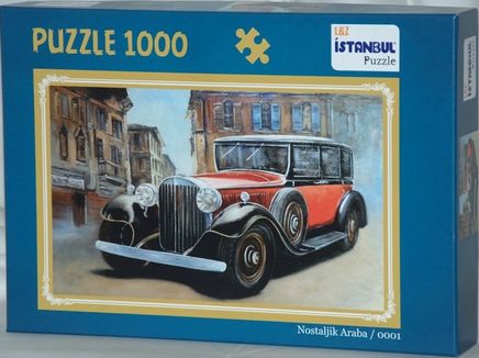 Nostaljik Araba 1000 Parça Puzzle (68x48)