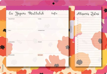 Ev Yapımı Mutluluk - Yemek Planlayıcı ve Alışveriş Listesi 