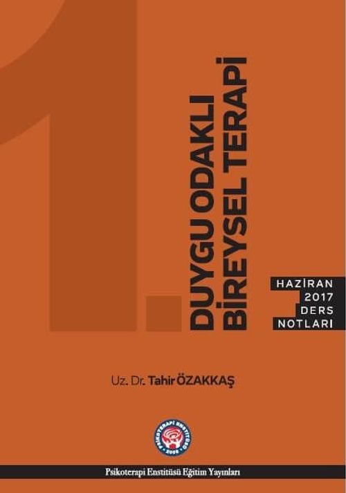 Duygu Odaklı Bireysel Terapi Haziran 2017 Ders Notları