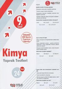 9. Sınıf  Kimya Yaprak Testleri