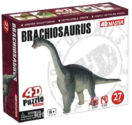 4D Puzzle Brachiosaurus