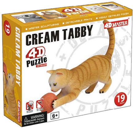 4D Puzzle Tekir Kedi