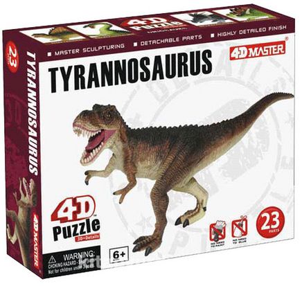 4D Puzzle T-rex