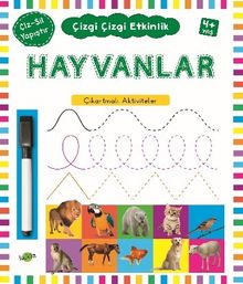 Hayvanlar (4 Yaş+) / Çıkartmalı Çizgi Çizgi Etkinlik