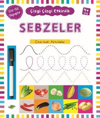 Sebzeler (4 Yaş+) / Çıkartmalı Çizgi Çizgi Etkinlik